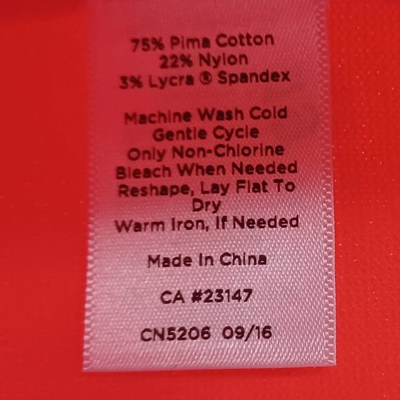 Pima cotton sleeveless camisole. Talbots - Picture 3 of 4